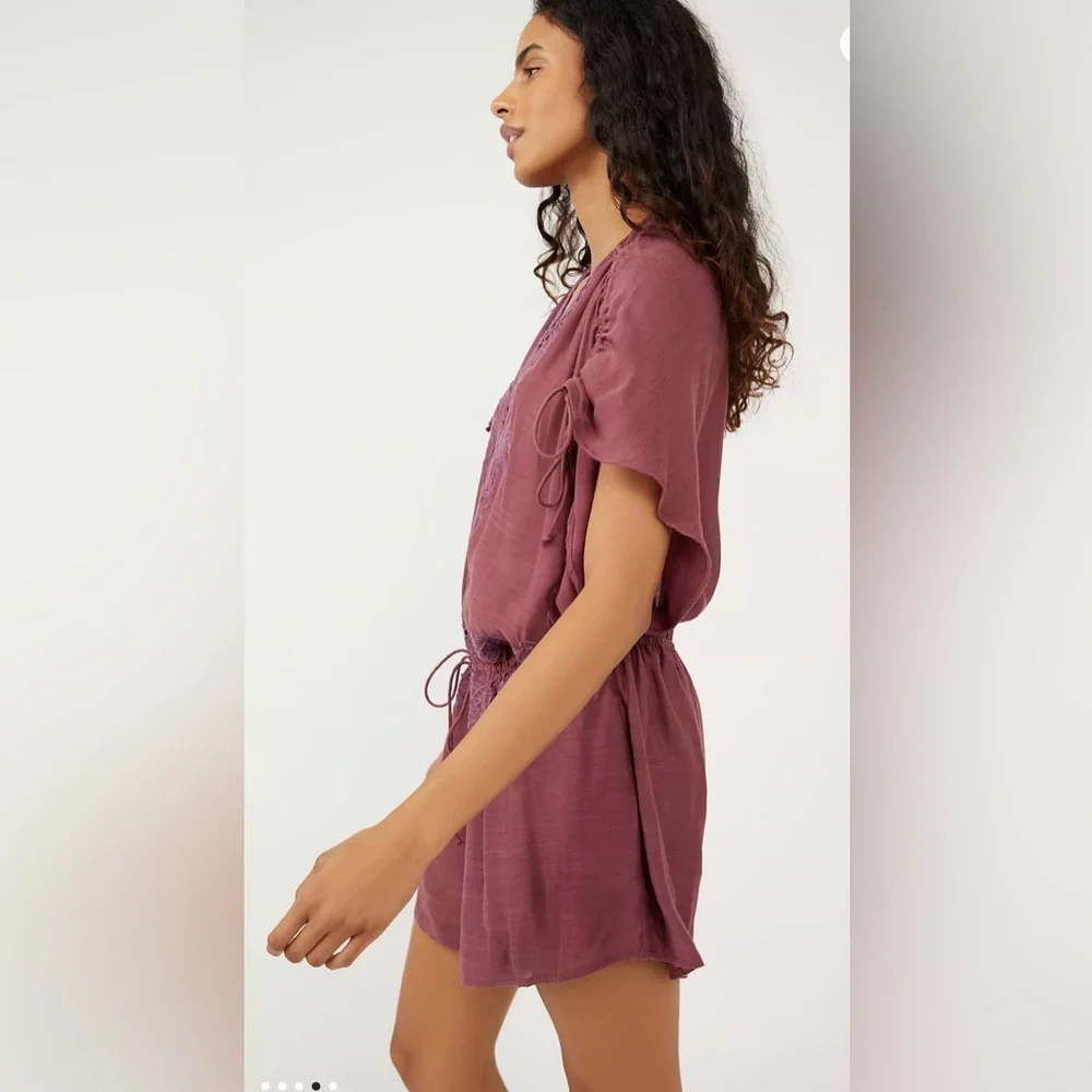 Free People | Weila Romper in Pomergranate, Size XS, NWT